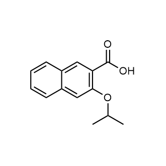 3-Isopropoxy-2-naphthoic acid Structure