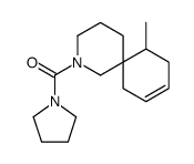 (11-methyl-2-azaspiro[5.5]undec-8-en-2-yl)-pyrrolidin-1-ylmethanone Structure