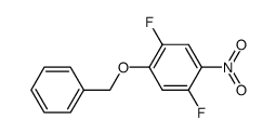 1-(benzyloxy)-2,5-difluoro-4-nitrobenzene Structure