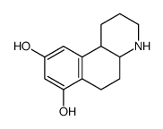 (4aS,10bR)-1,2,3,4,4a,5,6,10b-octahydrobenzo[f]quinoline-7,9-diol结构式