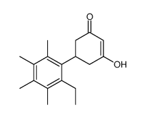 5-(2-ethyl-3,4,5,6-tetramethylphenyl)-3-hydroxycyclohex-2-en-1-one Structure