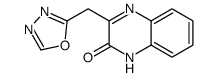 3-(1,3,4-oxadiazol-2-ylmethyl)-1H-quinoxalin-2-one Structure