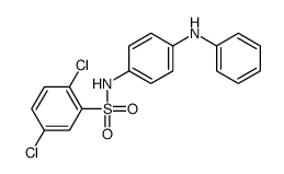 N-(4-anilinophenyl)-2,5-dichlorobenzenesulfonamide Structure