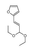 Furan, 2-(3,3-diethoxy-1-propenyl)- Structure