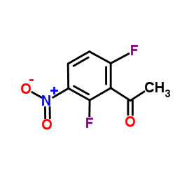 1-(2,6-Difluoro-3-nitrophenyl)ethanone Structure