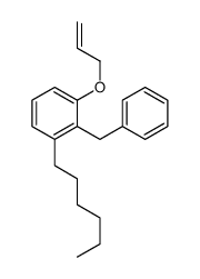 2-benzyl-1-hexyl-3-prop-2-enoxybenzene Structure