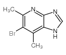 6-Bromo-5,7-dimethylimidazo[4,5-b]pyridine Structure