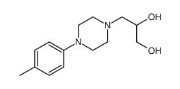 3-[4-(4-methylphenyl)piperazin-1-yl]propane-1,2-diol Structure