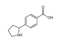 4-Pyrrolidin-2-yl-benzoic acid Structure