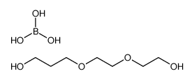 boric acid,3-[2-(2-hydroxyethoxy)ethoxy]propan-1-ol结构式