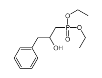 1-diethoxyphosphoryl-3-phenylpropan-2-ol结构式