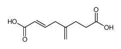 5-methylen-oct-2-enedioic acid结构式