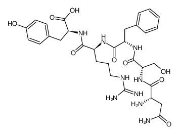 Asn-Ser-Phe-Arg-Tyr Structure