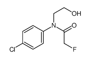 4'-Chloro-2-fluoro-N-(2-hydroxyethyl)acetanilide结构式