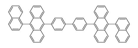 BUBH-3 , 4,4'-di[10-(naphthalen-1-yl)anthracen-9-yl]biphenyl Structure