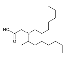 2-[di(octan-2-yl)amino]acetic acid Structure