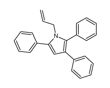 1-allyl-2,3,5-triphenyl-pyrrole结构式