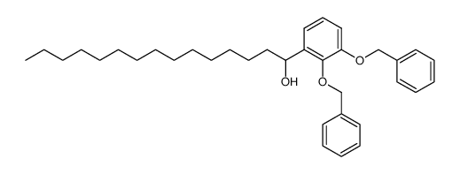 1-(2,3-bis-benzyloxy-phenyl)-pentadecan-1-ol Structure