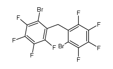 bis(2-bromo-3,4,5,6-tetrafluorophenyl)methane Structure