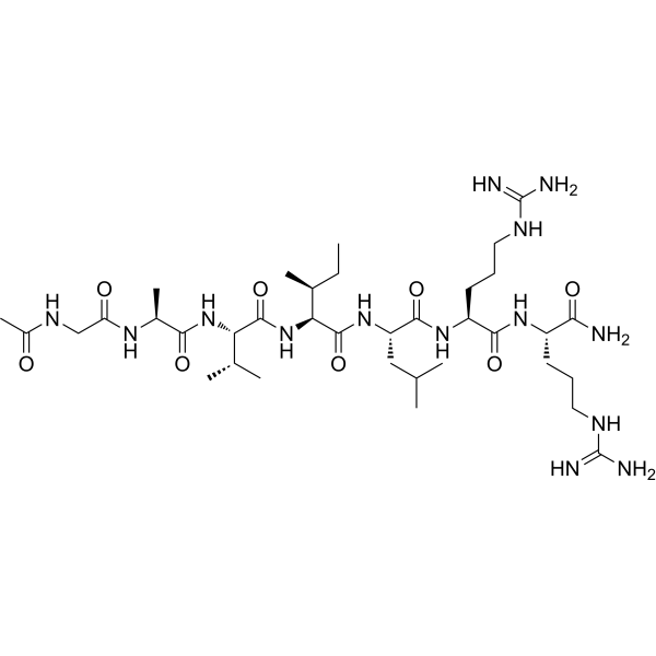 Ac-Gly-Ala-Val-Ile-Leu-Arg-Arg-NH2 trifluoroacetate salt picture