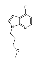 4-Fluoro-1-(3-methoxypropyl)-1H-pyrrolo[2,3-b]pyridine Structure