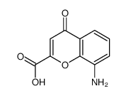 4H-1-Benzopyran-2-carboxylicacid,8-amino-4-oxo-(9CI) structure