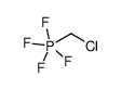 chloromethyl(tetrafluoro)-λ5-phosphane Structure