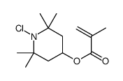 N-氯-2,2,6,6-四甲基-4-哌啶基甲基丙烯酸酯结构式