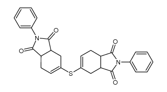 4,4'-thiobis(N-phenyl-1,2,3,6-tetrahydrophthalimide) Structure