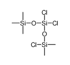 dichloro-[chloro(dimethyl)silyl]oxy-trimethylsilyloxysilane Structure