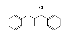 1-chloro-1-phenyl-2-phenoxypropane Structure