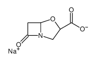 rac Clavam-2-carboxylate Sodium Salt结构式