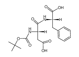 Boc-Asp-Phe-OH Structure