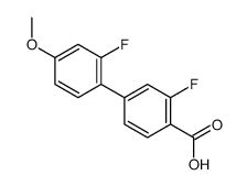 2-fluoro-4-(2-fluoro-4-methoxyphenyl)benzoic acid Structure