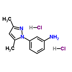 3-(3,5-Dimethyl-1H-pyrazol-1-yl)aniline dihydrochloride Structure