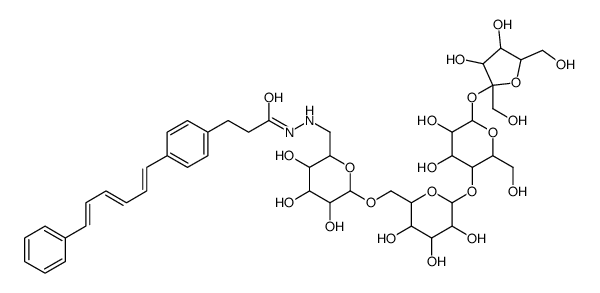 diphenylhexatrienylpropanoylhydrazylstachyose结构式