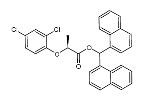 di(1-naphthyl)methyl (S)-2-(2,4-dichlorophenoxy)propanoate Structure