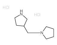 1-(3-Pyrrolidinylmethyl)pyrrolidine dihydrochloride structure