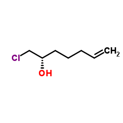 (S)-1-chlorohept-6-en-2-ol structure