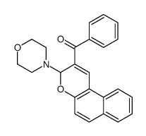 (3-morpholin-4-yl-3H-benzo[f]chromen-2-yl)-phenylmethanone结构式