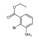 Ethyl 3-amino-2-bromobenzoate structure