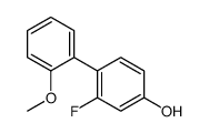 3-fluoro-4-(2-methoxyphenyl)phenol结构式