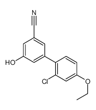 3-(2-chloro-4-ethoxyphenyl)-5-hydroxybenzonitrile Structure