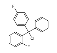 1-[氯(4-氟苯基)苯甲基]-2-氟苯结构式