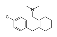 1-[2-[(4-chlorophenyl)methyl]cyclohexen-1-yl]-N,N-dimethylmethanamine结构式