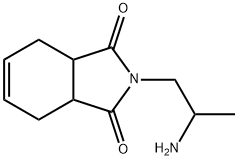 2-(2-Aminopropyl)-3a,4,7,7a-tetrahydroisoindole-1,3-dione Structure