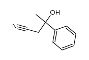 3-Hydroxy-3-phenylbutanenitrile Structure