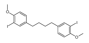 2-iodo-4-[4-(3-iodo-4-methoxyphenyl)butyl]-1-methoxybenzene Structure