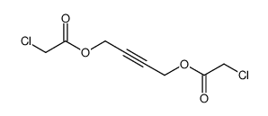 but-2-ynylene bis(chloroacetate) Structure