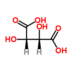 D-Tartaric acid Structure